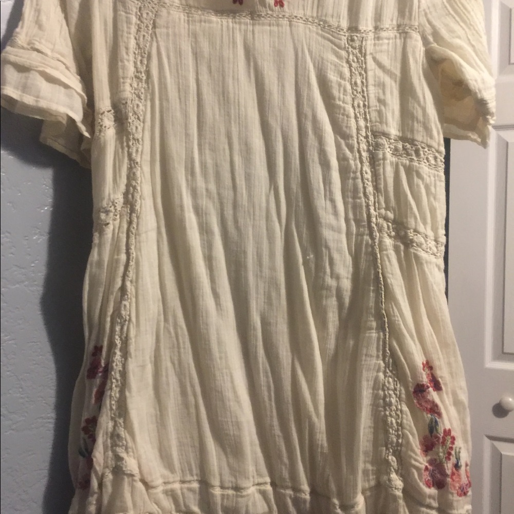 Free people embroidered tunic/dress